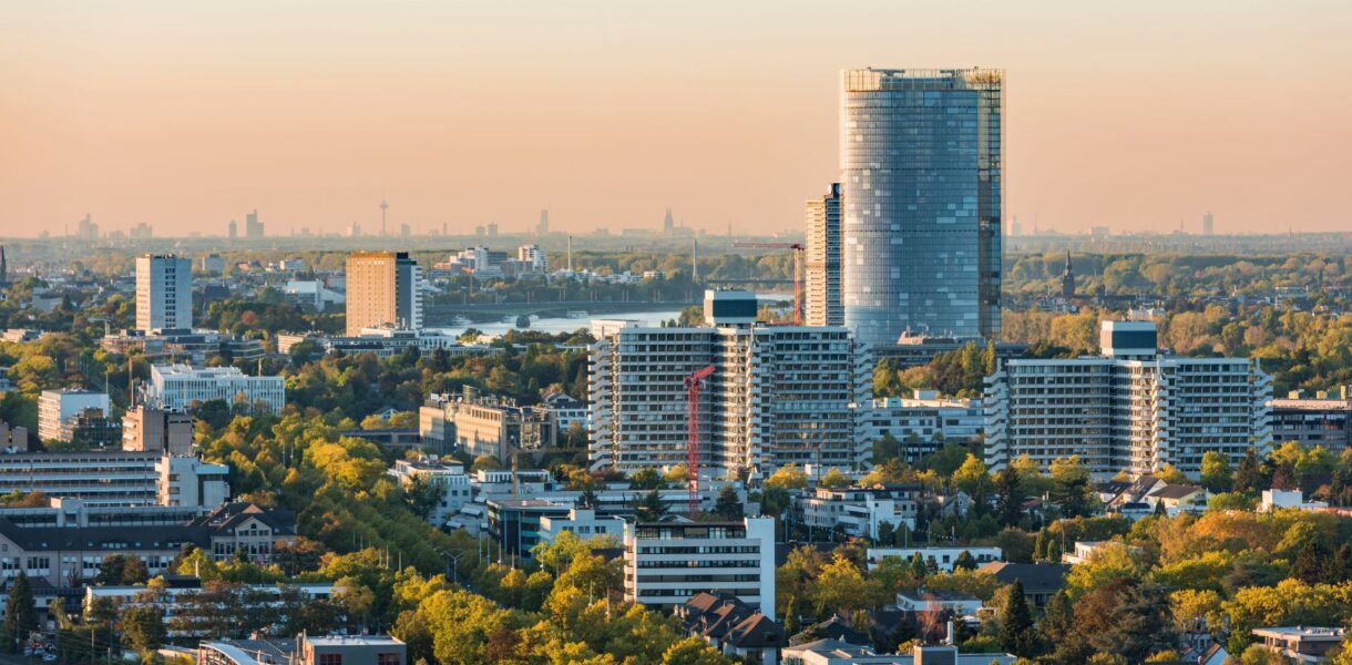 Bonn und Köln zur Goldenen Stunde